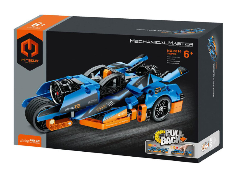 iM.Master Stavebnice tříkolka na zpětné natažení